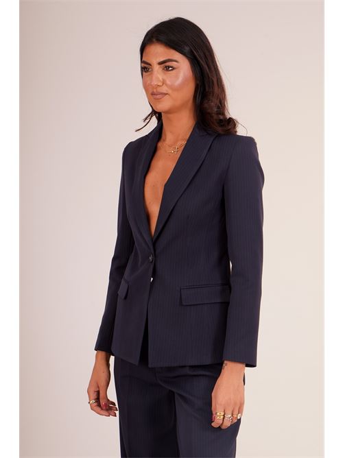 Giacca gessata elmas phil | 040662BLU